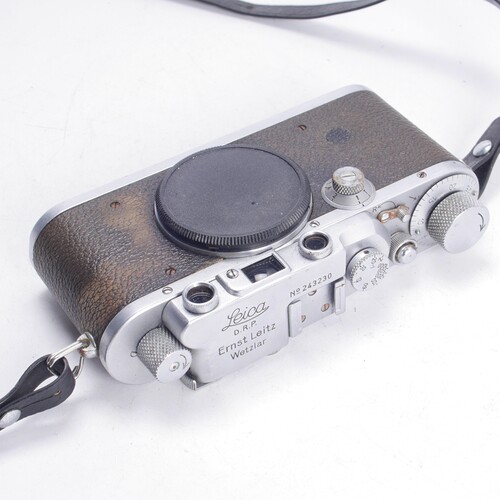 徕卡LEICA IIIA L39旁轴胶片相机 真皮便携口袋机 30年代产 - 图0