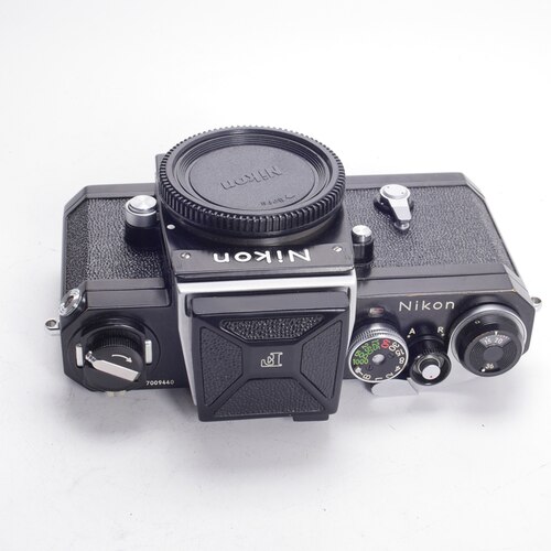 尼康NIKON 大F 腰平取景器后期纯机械胶片单反相机原装一套黑漆 - 图1