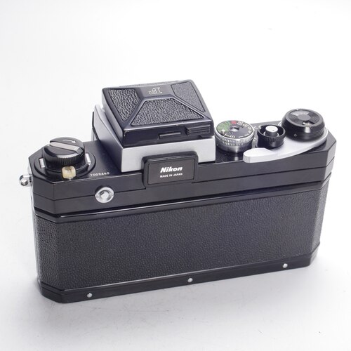 尼康NIKON 大F 腰平取景器后期纯机械胶片单反相机原装一套黑漆 - 图0