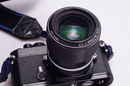 NIKON尼康FE AIS 36-72/3.5 35-70 人文风景摄影胶片相机97新黑漆 - 图2