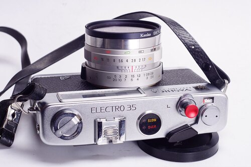 YASHICA 旁轴 胶片相机 ELECTRIC 35 GL 45/1.7 镜头 杰伦 - 图2