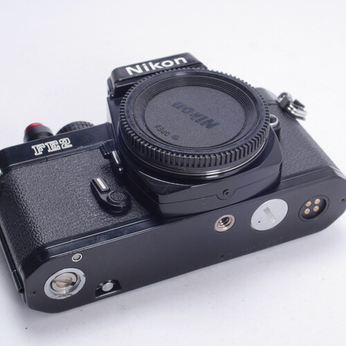 尼康NIKON FE2 黑漆钛帘胶片单反相机单机95优于FM2 FM3A可50/1.4 - 图1