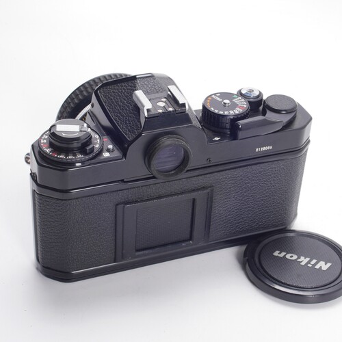 尼康NIKON FE2 黑漆早期钛帘AI 50/1.4机械胶片单反相机98新复古 - 图1