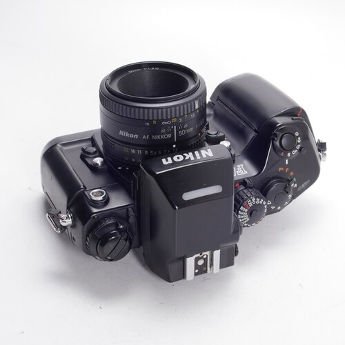 NIKON 尼康 F4 50/1.8D 高端胶片自动对焦单反相机套机 不输F5 F3 - 图1