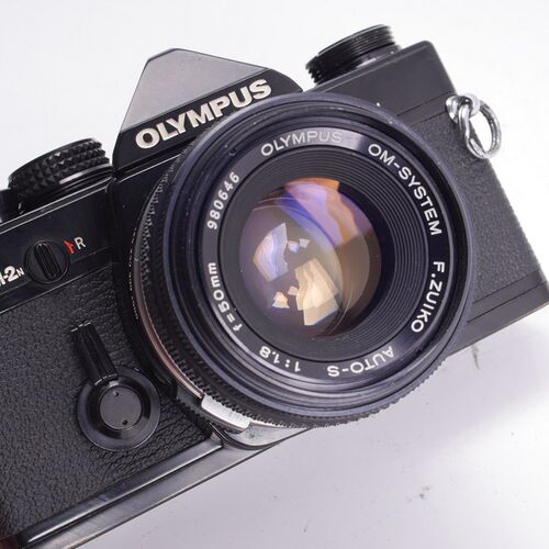 奥林巴斯 OLYMPUS OM 2N 50/1.8黑漆胶片单反相机 小巧复古文艺 - 图3
