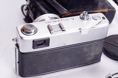美能达 MINOLTA 7 旁轴胶片相机 45 1.8镜头功能正常测光好带皮套 - 图3