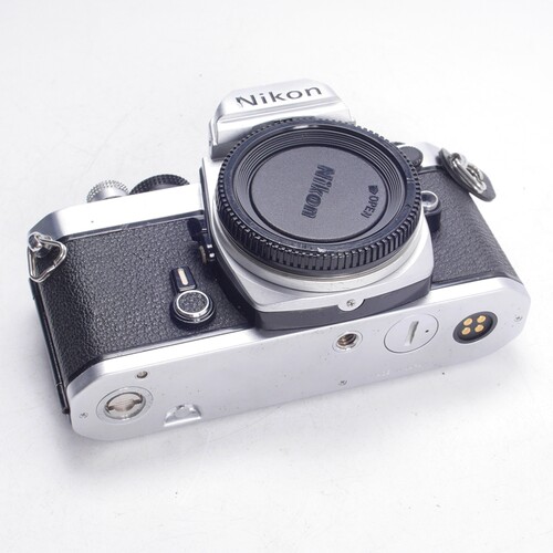 尼康NIKON FM三花版机械胶片单反相机 可配35 50 28镜头 特惠银黑 - 图0