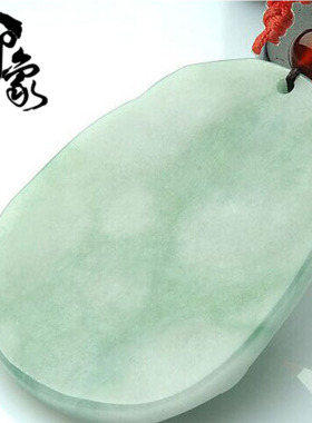 如意吊坠缅甸生肖鼠玉石带证书