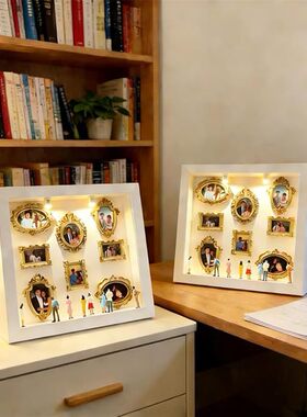 DIY迷你博物馆相框创意照片展示框小红书爆款送男女朋友惊喜礼物