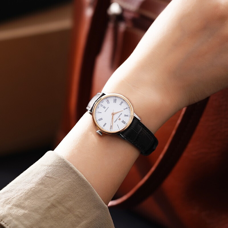 艾美MAURICE LACROIX瑞士手表 典雅系列自动机械皮带手表