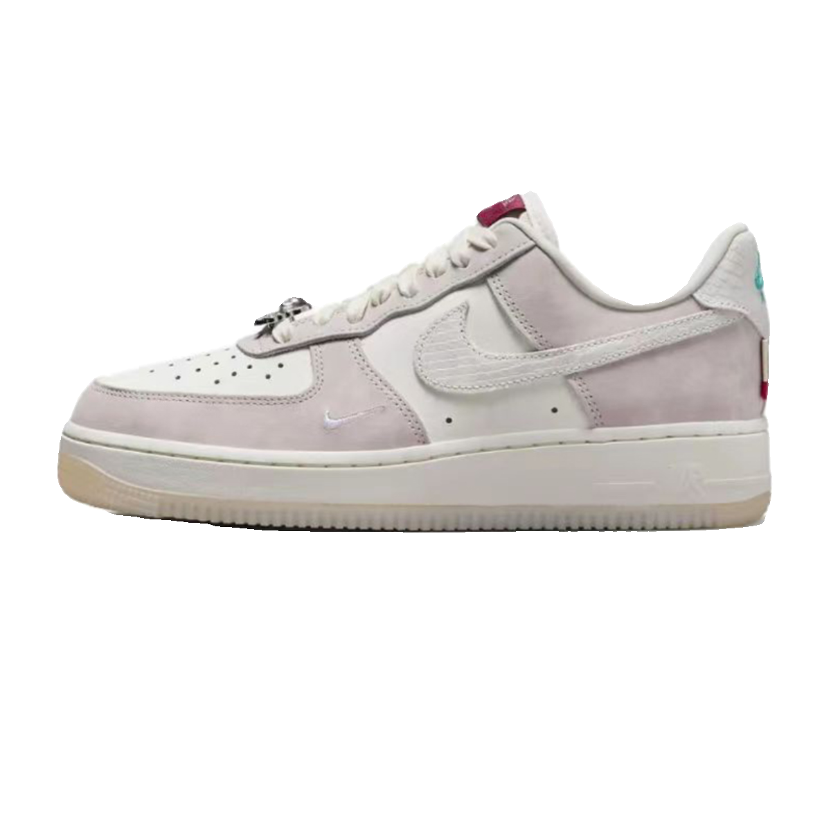 耐克 Nike Air Force 1 AF1 米粉 空军一号女子西板鞋 FZ5066-111 - 图3