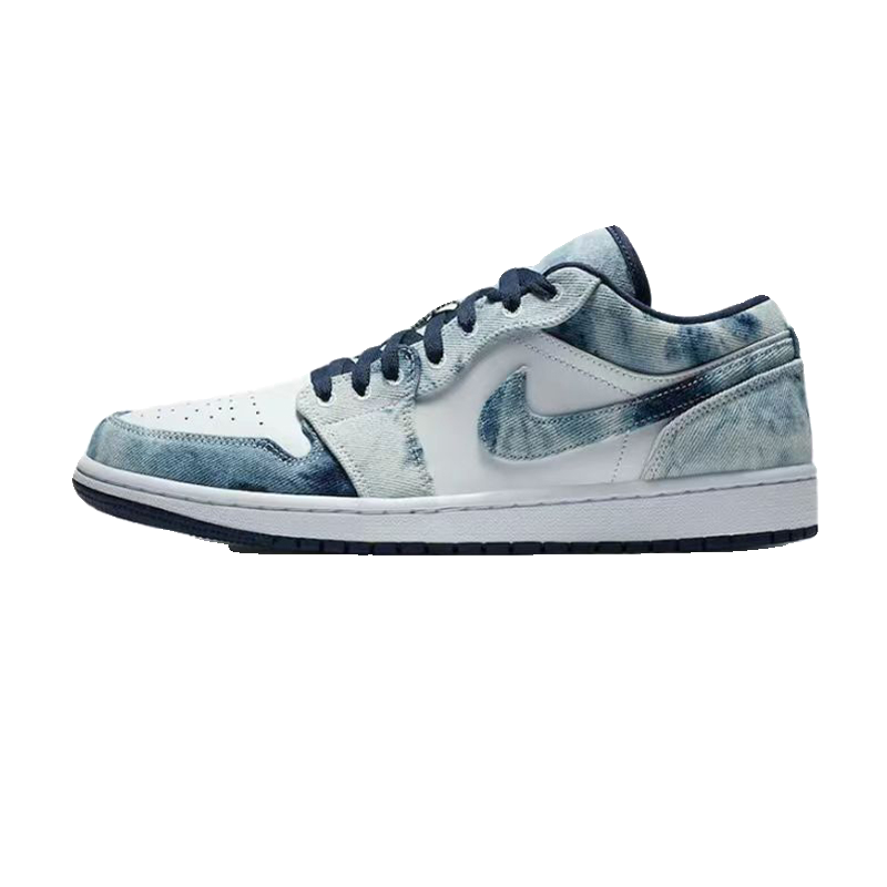 Air Jordan 1 Low AJ1牛仔白蓝复古休闲低帮篮球鞋 CZ8455-100-图3