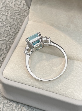 雷迪恩切4克拉纯银925高碳钻戒指