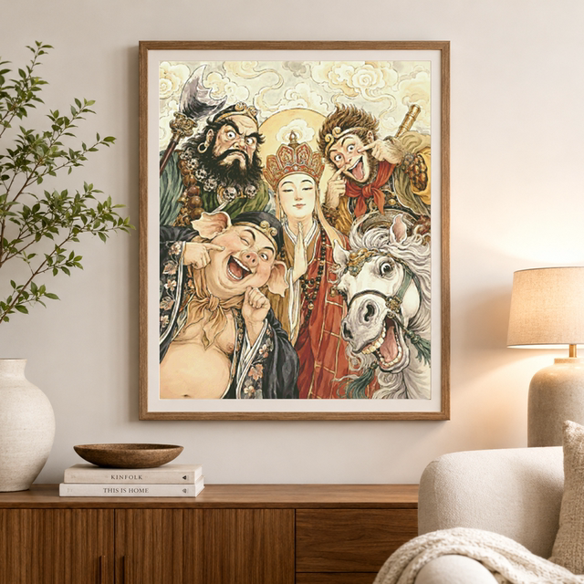 ຫ້ອງຮັບແຂກແບບໃໝ່ 2026 ແບບ Cross stitch ແລະຮ້ານອາຫານຕາມແນວຕັ້ງຕົວລະຄອນສີນ້ຳມັນທາງເຂົ້າ
