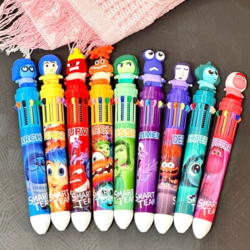Мультяшный мир мозга, десятицветная анимация, периферийные суставы, справочник студента, многоцветная шариковая ручка, праздничный подарок