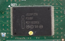 JS28F256 with a board spot on the spot