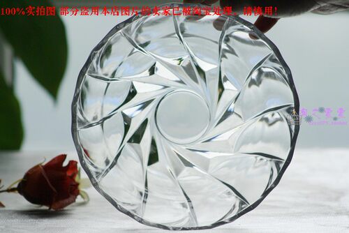玻璃钻石盘 小水果拼果盘 糖果盘 点心盘 瓜子盘 零食碟小食盘 - 图1