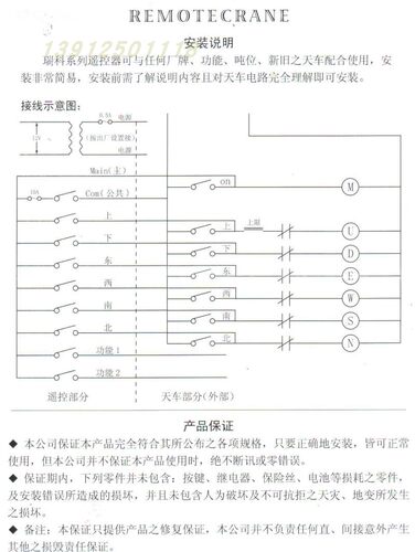 RC-10E台湾瑞科八路工业起重机行车天车无线遥控器替代禹鼎F24-8S - 图2