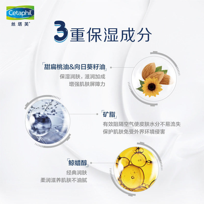cetaphil /丝塔芙舒润保湿霜护手霜 cetaphil丝塔芙乳液/面霜