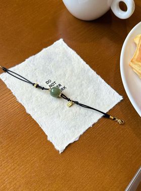 天然和田玉老型珠转运珠手链女款新中式国风手串送女友闺蜜礼物