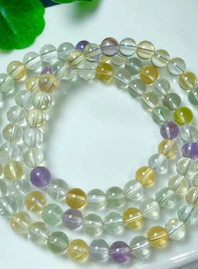 天然手链多圈宝石金木水火土