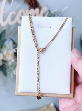 新款项链女生时尚甜酷小众设计感锁骨链可爱网红气质百搭颈链2309