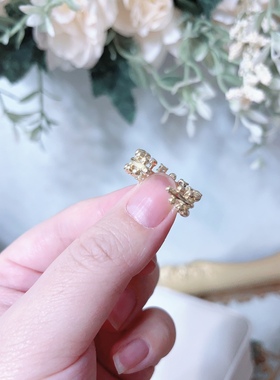 时尚个性简单开口食指戒女ins潮简约百搭小众设计指环饰品女2286