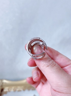 时尚个性重工开口食指戒女ins潮简约百搭小众设计指环饰品女A595