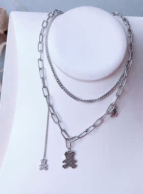 新款项链女生时尚甜酷小众设计感锁骨链可爱网红气质百搭颈链A590