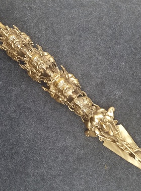 唯美风纯铜带底大号秽迹金刚杵