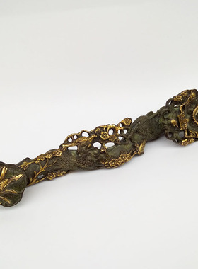 如意唯美风纯铜龙头镇宅招财摆件