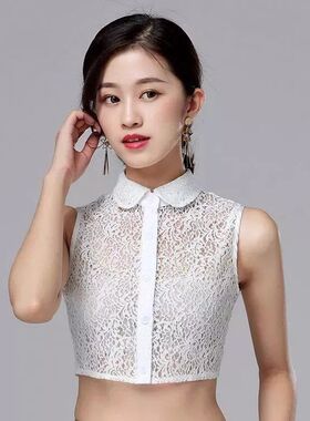 假领子女百搭假领蕾丝高端衣领毛衣装饰打底衬衣领春秋冬季