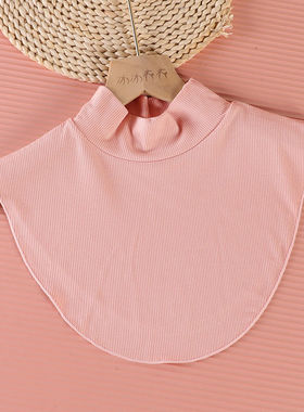 薄款莫代尔半高领假领子男女假领夏季秋冬围脖套头护颈装饰领内搭