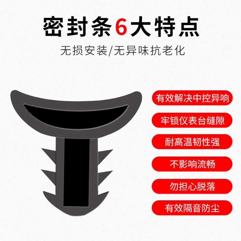 专用于比亚迪F0速锐L3 G3R思锐F3e2e3S7G5F6中控台密封条隔音条防 - 图2