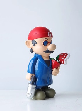 现代网红卡通公仔摆件儿童房样板间电视柜玄关动漫人物桌面装饰品