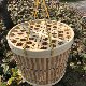 Hand-woven bamboo basket packaging storage basket