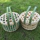 Hand-woven bamboo basket packaging storage basket