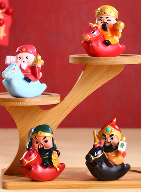 2026马年马上有财财神爷盲盒摆件