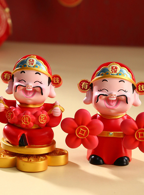 2026马年马上来财财神桌面摆件