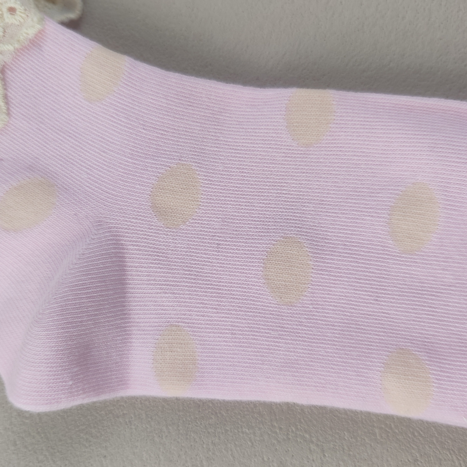 库存尾货粉色甜美风波点花边中筒袜纯棉吸汗可爱松口四季透气女袜,淘宝优惠券,粉丝福利购,淘宝优惠卷