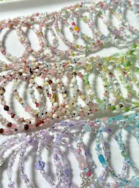 手工手链龙虾扣贴纸包装礼物生日