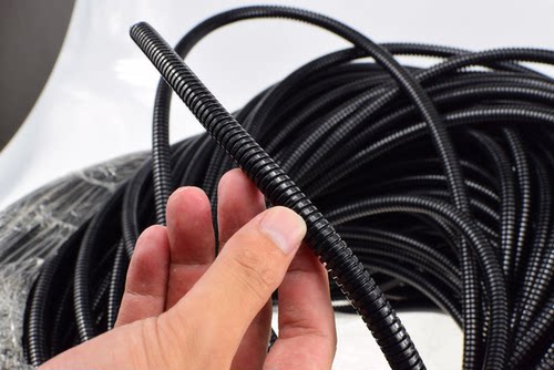 京生PA6尼龙波纹管蛇皮电线管开口尼龙阻燃波纹管防水波纹管软管 - 图2