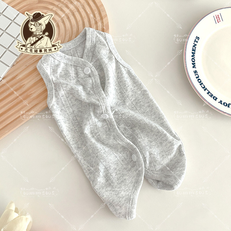 25年夏季无毛猫德文宠物猫咪纯棉婴儿棉透气轻薄包肚四脚衣绝育服,淘宝优惠券,粉丝福利购,淘宝优惠卷