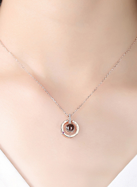 PANDOLA TREASURE/潘多拉的宝藏爱的记忆项链520情人节礼物送女友