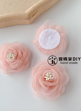 布艺花朵宝妈家手工DIY发饰材料