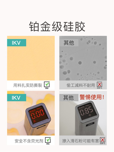 IKV爱咔威宝宝圆形蒸糕模具耐高温婴儿硅胶辅食工具冷冻猫爪磨具 - 图2