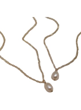 faveur 女王归来 宠爱自己  天然淡水珍珠米珠长项链  长度可定制