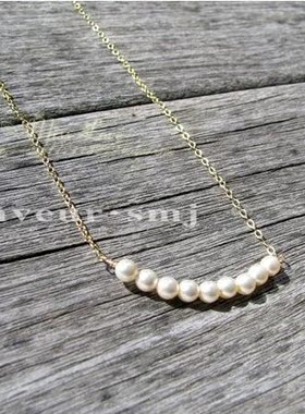 欧美手工包金纯银天然淡水珍珠