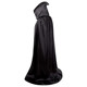 Halloween costume cloak ສີດໍາ cloak props ກັບ hood