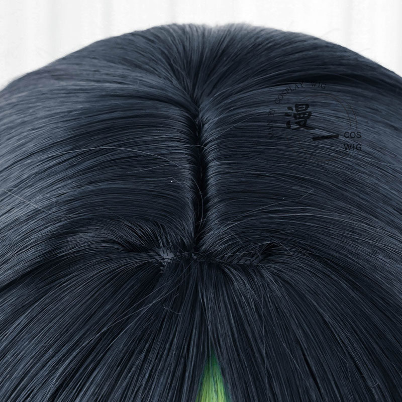 漫一无须修剪原提纳里神 cos假发仿真头皮顶混色渐变_虎窝淘